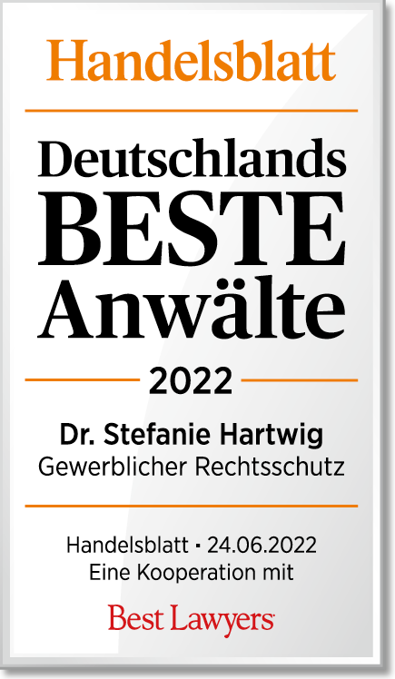 Handelsblatt &quot;Deutschlands beste Anwälte&quot; 