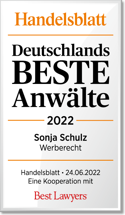 Handelsblatt „Deutschlands beste Anwälte“ 